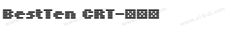 BestTen CRT字体转换